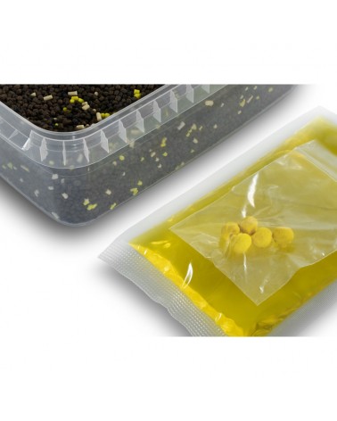 Pellet Box Delphin Reaxe READY&GO Kukurydza- Ananas 400g+ Booster 120ml+ 10mm Wafters 5szt.
