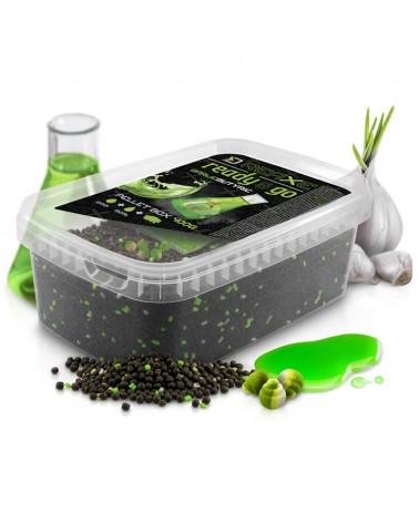 Pellet Box Delphin Reaxe READY&GO Czosnek- Kwas Masłowy 400g+ Booster 120ml+ 10mm Wafters 5szt.