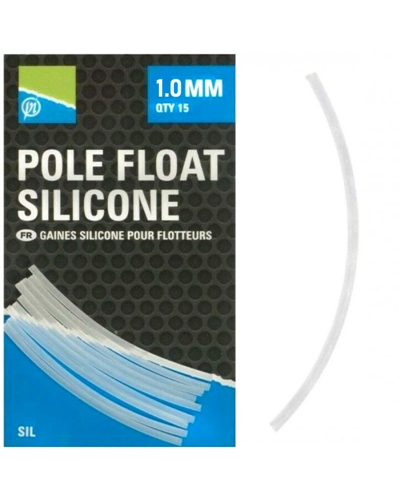 Igielity Wężyki Silikonowe Do Spławika Preston Pole Float Silicone 1.0mm 15szt.