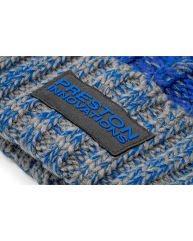 Ciepła Zimowa Czapka Wędkarska Preston Colour Block Bobble Hat