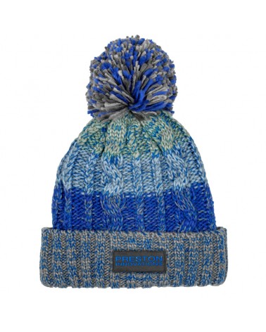 Ciepła Zimowa Czapka Wędkarska Preston Colour Block Bobble Hat