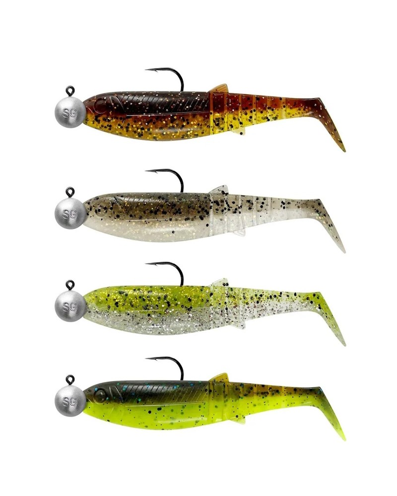Zestaw Gum Na Czystą Wodę Savage Gear Cannibal Shad 6.8cm 3g+3/0 10g Clear Water Mix 4+4szt.