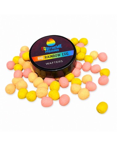 Przynęta Method Feeder Eggstream Fishing BIG Rainbow Egg Wafters 10x8mm 50ml Wyprane