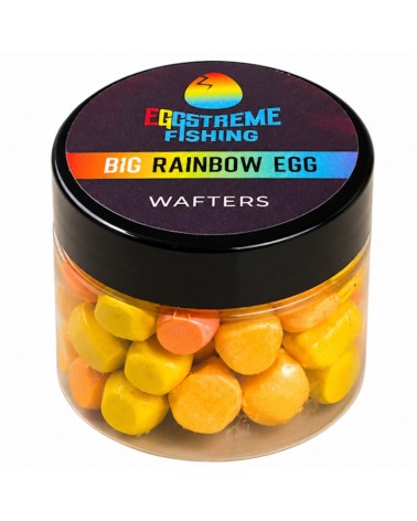 Przynęta Method Feeder Eggstream Fishing BIG Rainbow Egg Wafters 10x8mm 50ml Wyprane