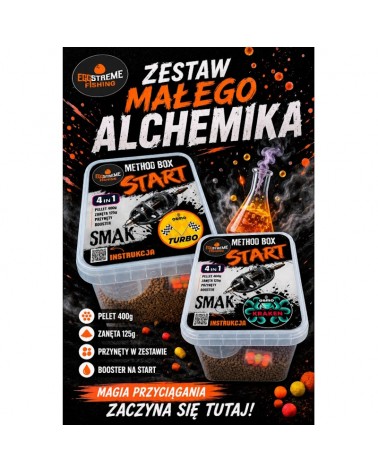 Eggstream Osmo Zestaw Method Feeder Box Start Turbo 4w1 Pellet Zanęta Booster Wafters