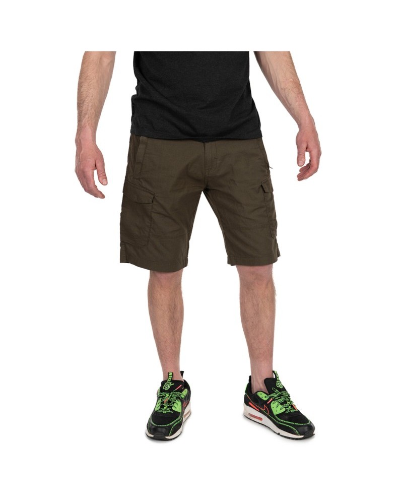 Spodenki Wędkarskie Fox Collection LW Cargo Shorts Green/Black