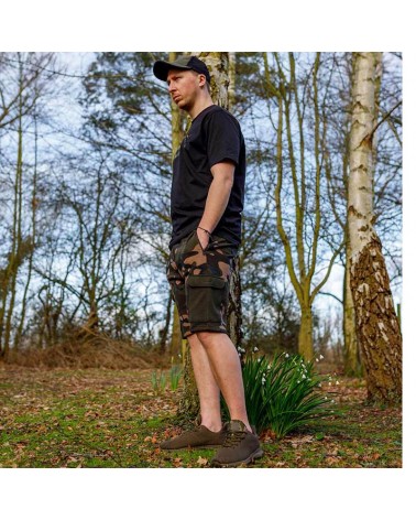 Spodenki Wędkarskie Dresowe Fox LW Camo Jogger Shorts