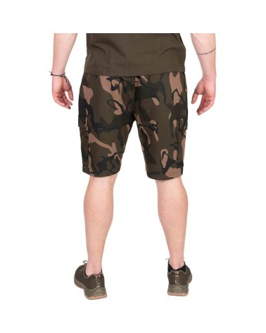 Spodenki Wędkarskie Dresowe Fox LW Camo Jogger Shorts