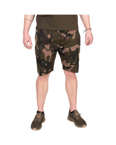 Spodenki Wędkarskie Dresowe Fox LW Camo Jogger Shorts
