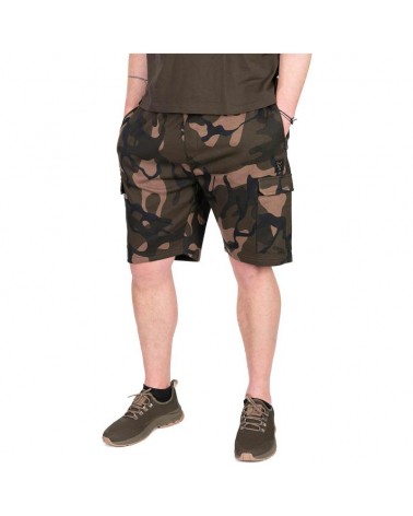Spodenki Wędkarskie Dresowe Fox LW Camo Jogger Shorts