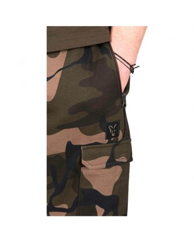 Spodenki Wędkarskie Dresowe Fox LW Camo Jogger Shorts