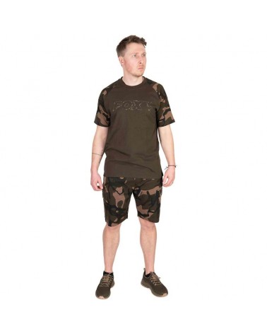 Spodenki Wędkarskie Dresowe Fox LW Camo Jogger Shorts
