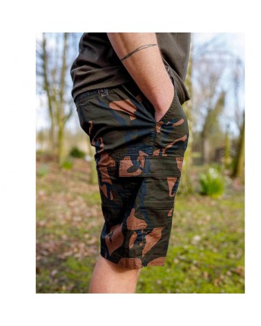 Spodenki Wędkarskie Fox LW Camo Combat Shorts