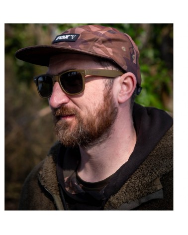 Okulary Wędkarskie Polaryzacyjne Fox Avius Khaki Green Lens