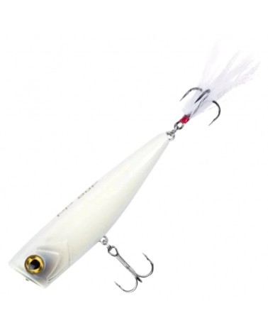Wobler Popper Shimano Yasei Pure Pop 80mm 12g Pearl White Floating