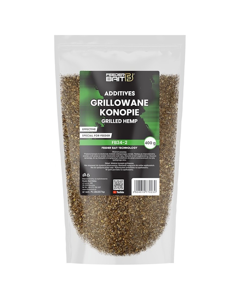 Dodatek Do Zanęt Pelletu Feeder Bait Grillowana Konopia 400g