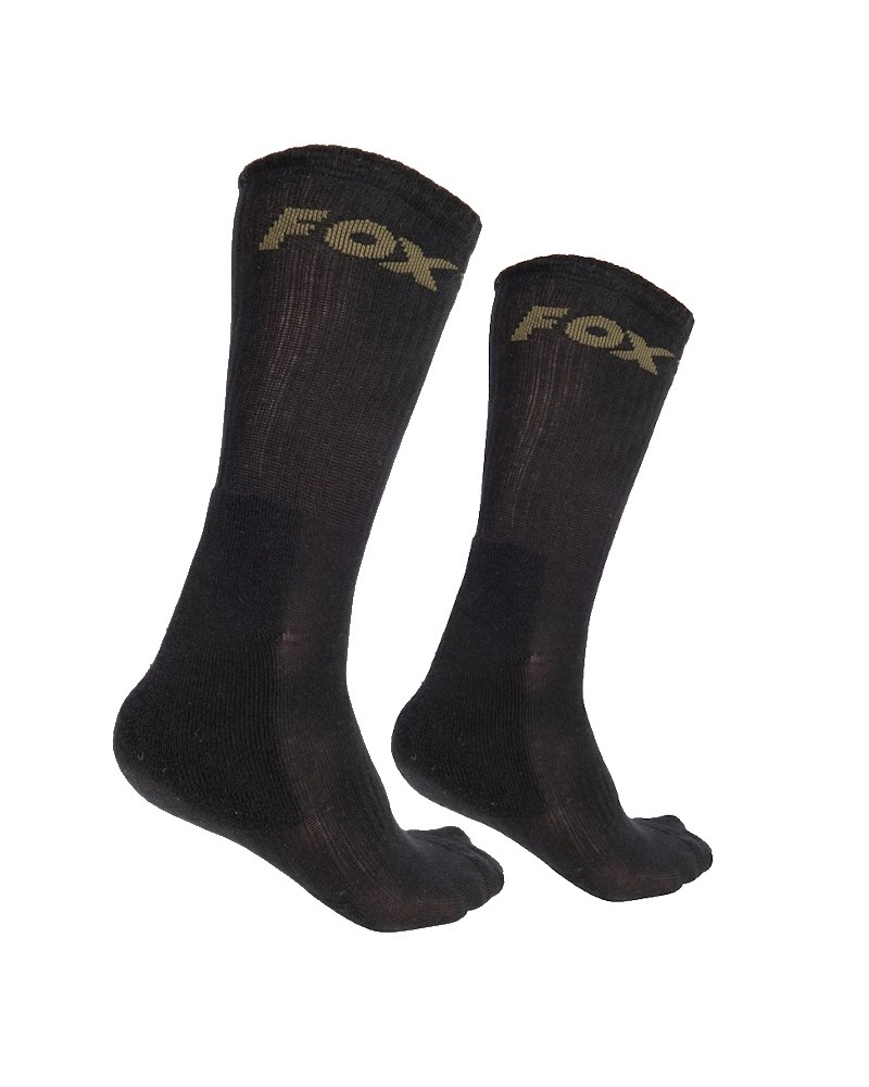 Skarpety Wędkarskie Fox Black Socks 3-Pack