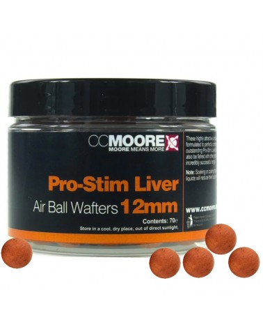 Kulki Haczykowe CC Moore Pro-Stim Liver Air Ball Wafters 12mm 70szt.