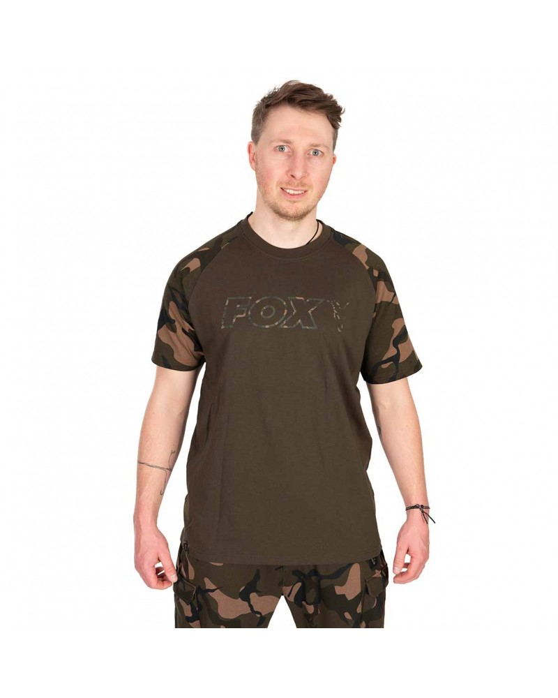 Koszulka Fox Khaki/Camo Outline T-Shirt