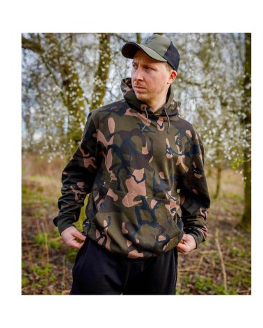 Wędkarska Z Kapturem Fox Bluza LW Camo Pullover Hoody