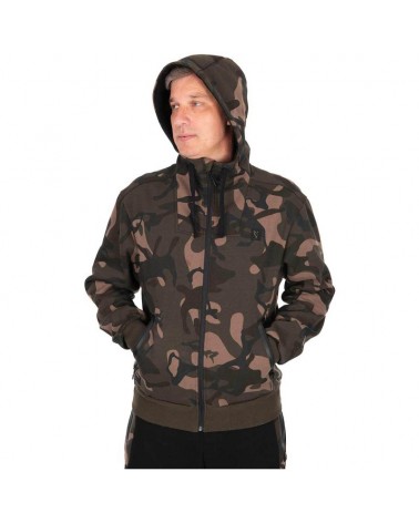 Bluza Wędkarska Rozpinana Z Kapturem Fox Camo Full Zip Premium 310 Hoodie