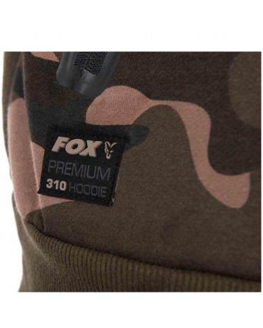 Bluza Wędkarska Rozpinana Z Kapturem Fox Camo Full Zip Premium 310 Hoodie