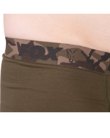 Bokserki Męskie Wędkarskie Fox Boxer Shorts Khaki/Black