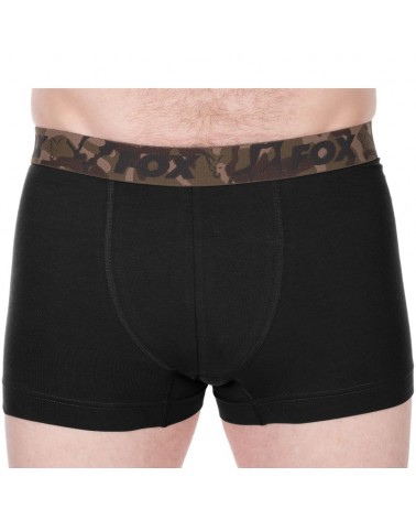 Bokserki Męskie Wędkarskie Fox Boxer Shorts Khaki/Black