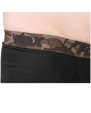 Bokserki Męskie Wędkarskie Fox Boxer Shorts Khaki/Black