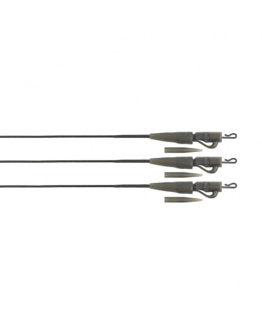 Zestaw Karpiowy Fox Edges Naturals Leadcore Lead Clip Leaders 50lb 75cm 3szt.