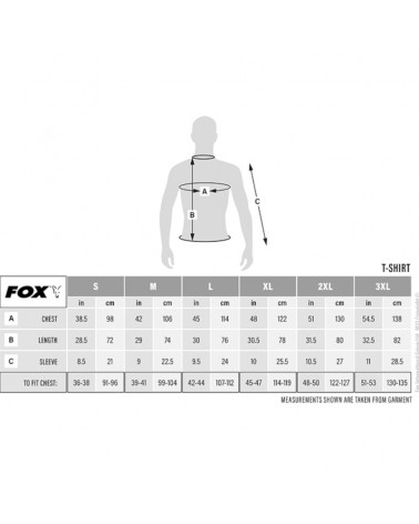 Koszulka Wędkarska Fox Black/Camo Outline T-Shirt