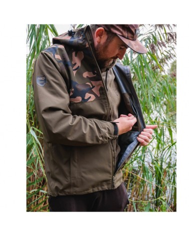 Kurtka Przeciwdeszczowa Fox RS 25K Khaki/Camo Standard Jacket