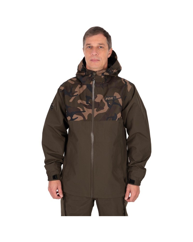 Kurtka Przeciwdeszczowa Fox RS 25K Khaki/Camo Standard Jacket