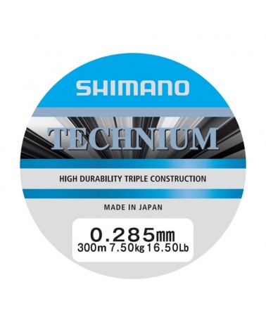 Żyłka Shimano Technium A Mono Grey Czarna Tonąca 0.285mm 7.5kg 11LB 300m