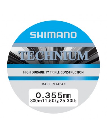 Żyłka Shimano Technium A Mono Grey Czarna Tonąca 0.355mm 11.5kg 11LB 300m