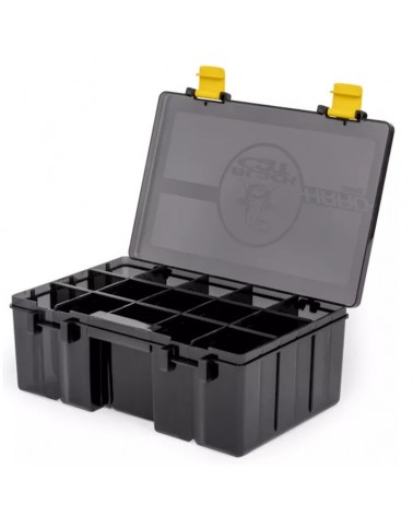 Pudełko Na Akcesoria Sumowe Black Cat Hard Case Multi Tackle Box S 15 Przegród 18x5x25cm