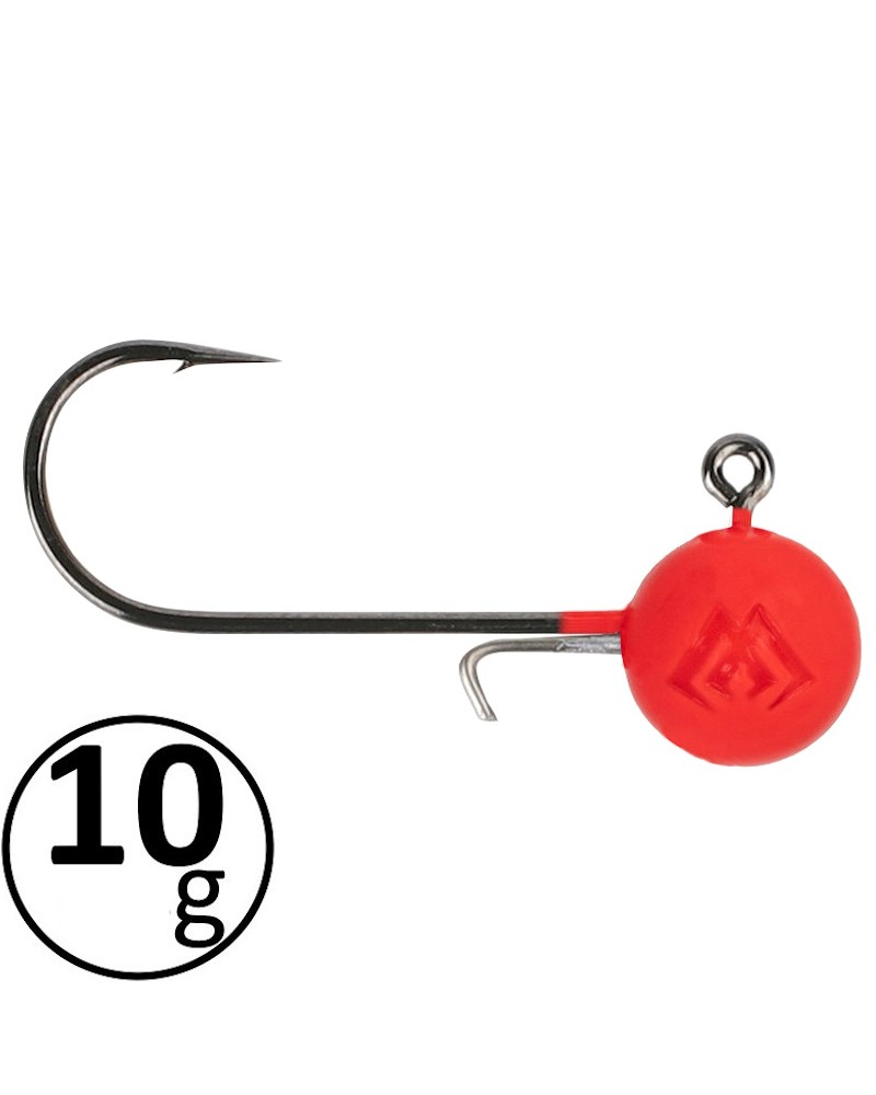 Główka Jigowa Mikado Jaws Classic Eco UV Pomarańczowa