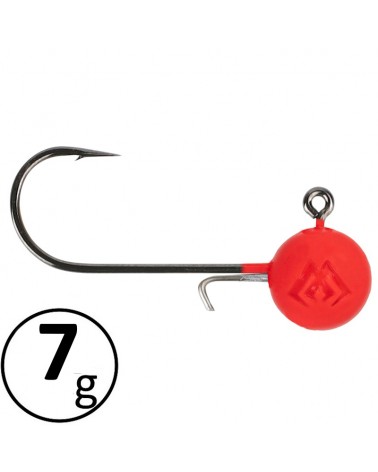 Główka Jigowa Mikado Jaws Classic Eco UV Pomarańczowa 7g