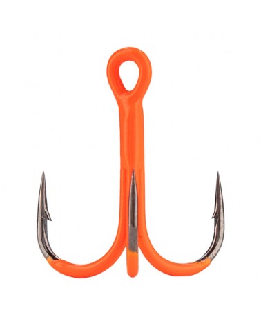 Kotwica Mikado Jaws Trebles UV Pomarańczowa