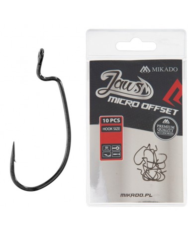 Haczyki Spinningowe Mikado Jaws Micro Offset 10szt.