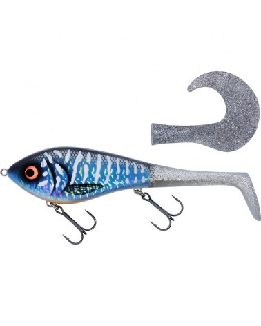 Wobler Guma Westin Jerk Swim Tail 12cm 62g Suspending Lagoon Pike 1 Body 2 Tails