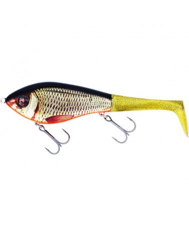 Wobler Guma Westin Jerk Swim Tail 12cm 62g Suspending Real Rudd 1 Body 2 Tails
