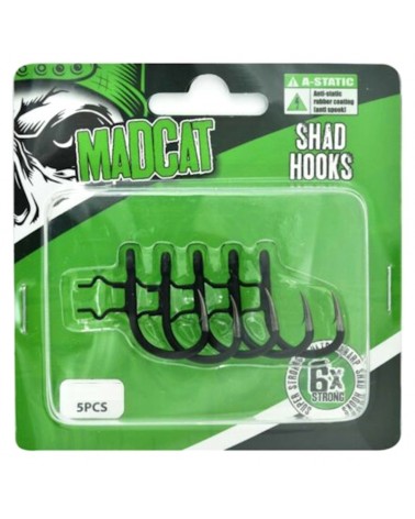 Haczyki Sumowe Madcat A-Static Shad Hook 6x