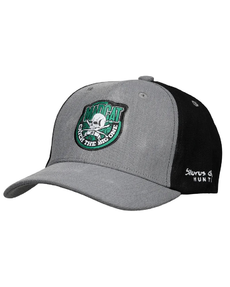 Czapka Z Daszkiem Madcat Skull Badge Cap Onesize Grey Melange