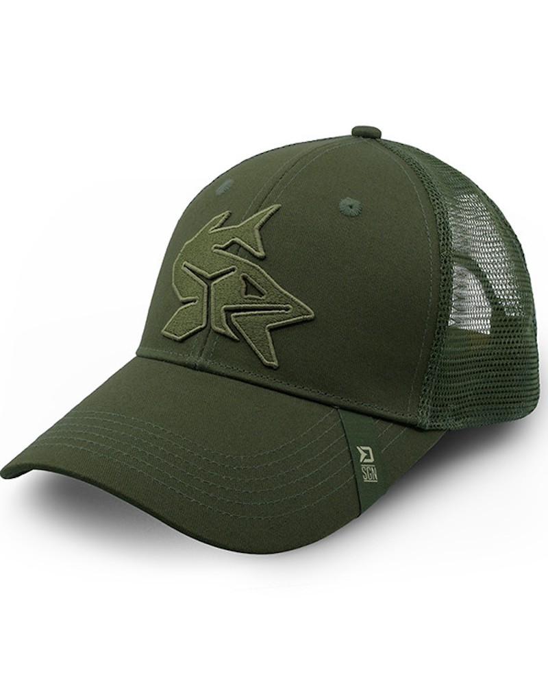Czapka Wędkarska Z Daszkiem Delphin Outline Predator Trucker Uni