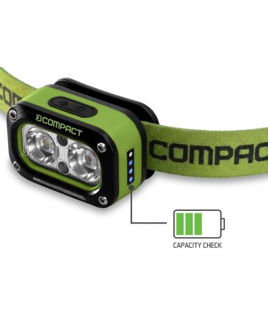 Latarka Czołówka Delphin Compact Z Czujnikiem Ruchu 3W 120lm USB-C