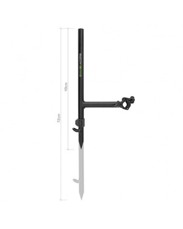 Delphin Uchwyt Na Wędkę Reaxe Unifix Combi Adapter Noga Do Foteli 49-72cm Z Gwintem
