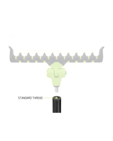 Delphin Uchwyt Na Wędkę Reaxe Unifix Combi Adapter Noga Do Foteli 49-72cm Z Gwintem