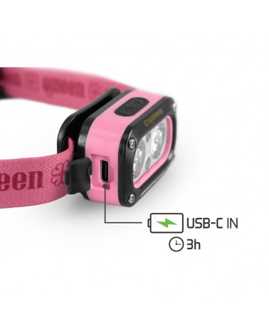 Latarka Czołówka LED Delphin Queen Z Czujnikiem Ruchu 3W 115lm USB-C