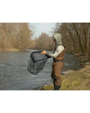 Podbierak Spinningowy Składany Delphin Halfer 190cm 60x50cm